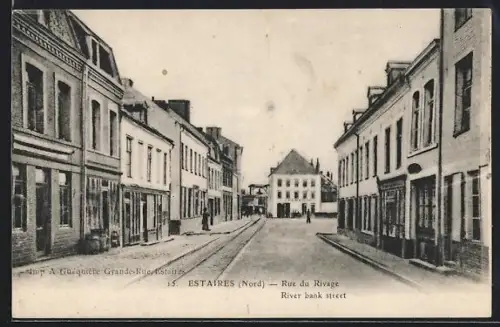 AK Estaires /Nord, Rue du Rivage
