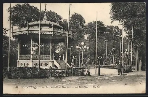 AK Dunkerque, Le Parc de la Marine, Le Kiosque
