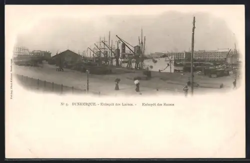 AK Dunkerque, Entrepôt des Laines, Entrepôt des Sucres