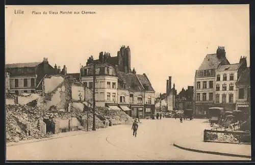 AK Lille, Place du Vieux Marché aux Chevaux
