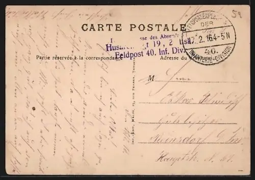 AK La Bassée, Rue de Mizelle, Rue de la Porte d`Estaires, Canal d`Aire à La Bassée