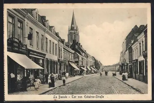 AK La Bassée, Tor von Estaires-Strasse