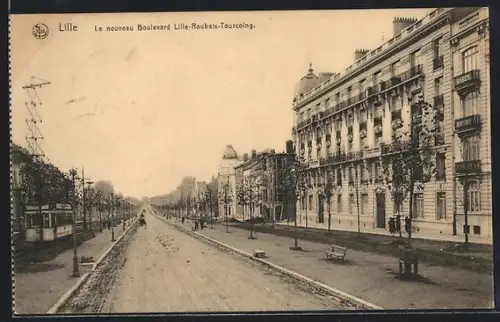 AK Lille, Das neue Boulevard Lille-Roubaix-Tourcoing