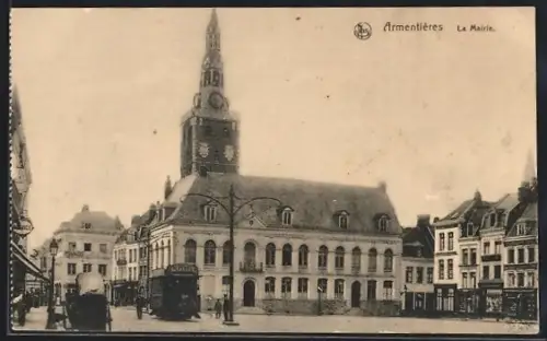 AK Armentières, La Mairie