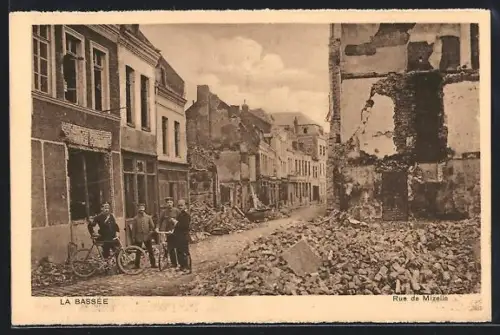 AK La Bassée, Rue de Mizelle