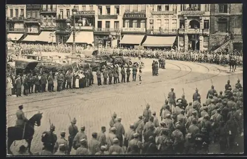 AK Lille, Des prisonniers traversent la Grand`Place