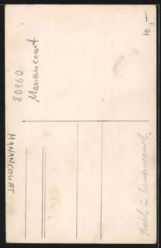 AK Manancourt, Zerstörte Kirche