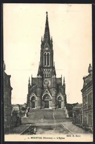 AK Beauval /Somme, L`Eglise