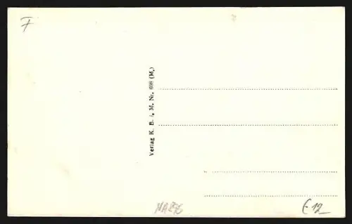 AK St. Christ /Somme, Strassenpartie mit zerstörten Häusern