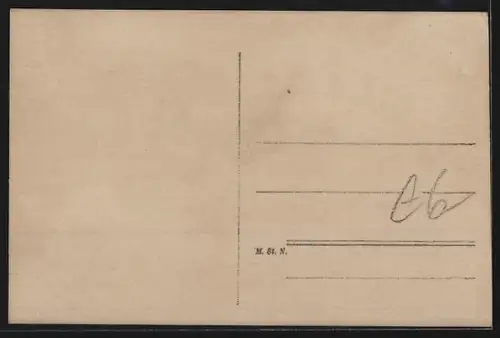 AK Péronne, Hauptplatz mit Kathedrale in Trümmern