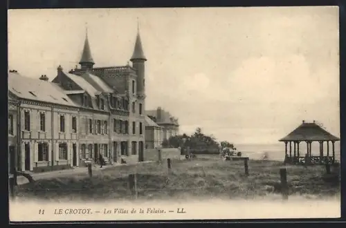 AK Le Crotoy, Les Villas de la Falaise