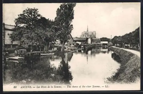 AK Amiens, Les Rives de la Somme