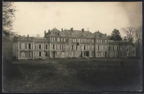AK Etricourt-Manancourt, Schloss 1916