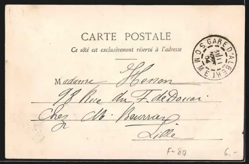 AK Albert /Somme, La Villa des Rochers