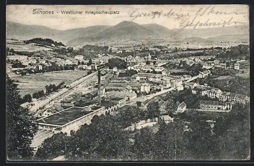AK Senones, Blick auf den Ort