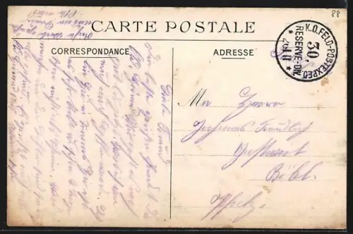 AK Senones, Casernes 1er Bataillon de Chasseurs