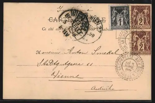 AK Epinal, Vue prise du chateau