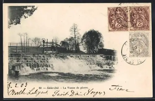 AK Saint-Dié, La Vanne de pierre