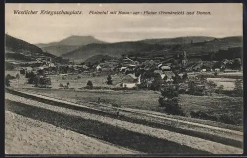 AK Raon-sur-Plaine, Westlicher Kriegsschauplatz