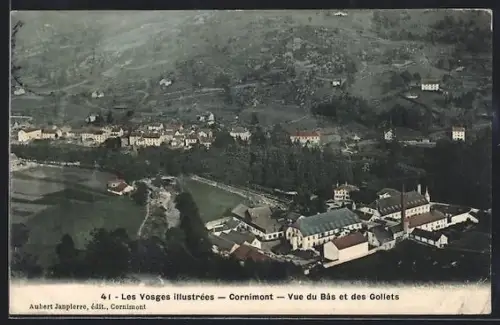 AK Cornimont, Vue du Bâs et des Gollets