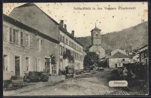 AK Allarmont, Schlachtfeld in den Vogesen