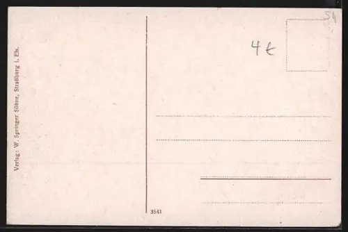 AK Raon les Leau, Ortsansicht aus der Vogelschau