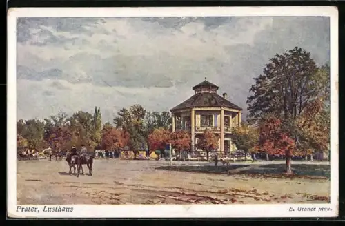 AK Wien, Partie auf dem Wiener Prater