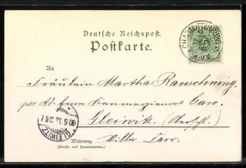 Künstler-AK Christoph Öhler: Brotterode, Paar in Tracht, Spruch