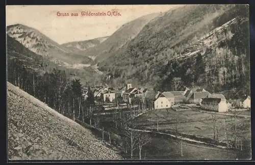AK Wildenstein /O.-Els., Vue generale