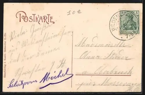 AK Wildenstein /O.-Els., Vue generale