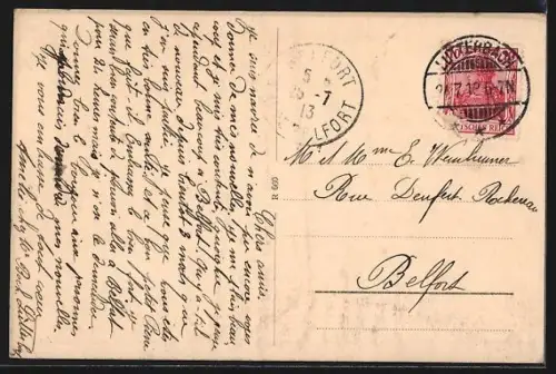 AK Mülhausen i. E., Theater mit Kindergruppe