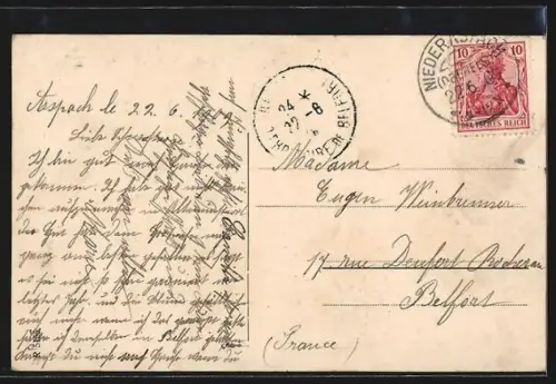 AK Mülhausen i. E., Neues Quartier