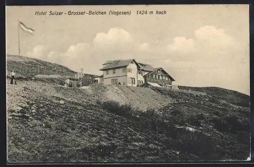 AK Grosser-Belchen /Vogesen, Hotel Sulzer