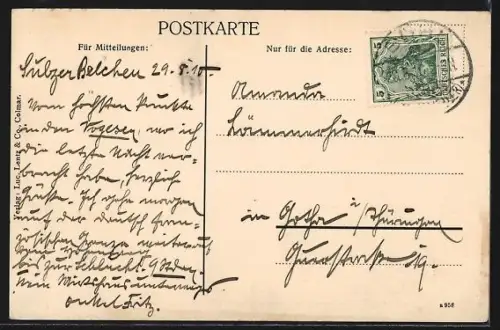 AK Grosser-Belchen /Vogesen, Hotel Sulzer