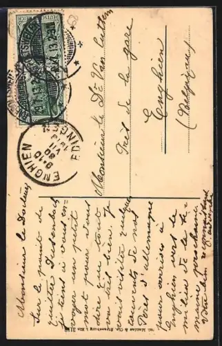 AK Kaysersberg, Rathaus mit Strasse