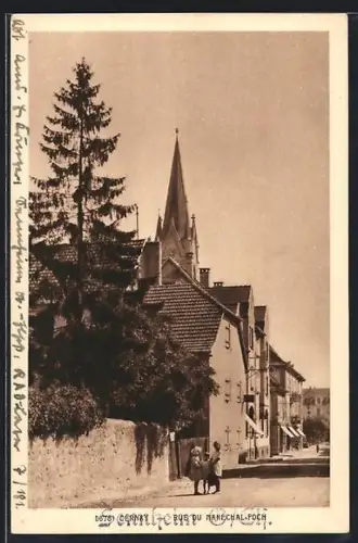 AK Cernay, Rue du Marechal-Foch