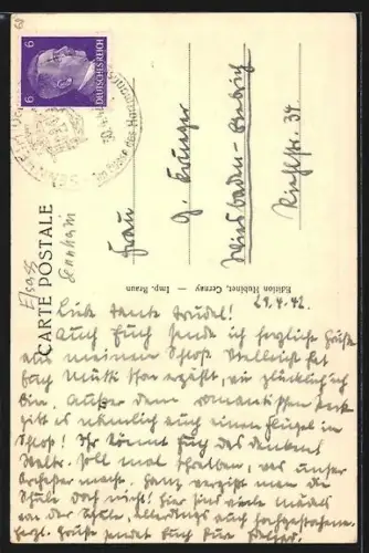 AK Cernay, Rue du Marechal-Foch