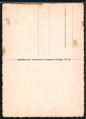 AK Rappoltsweiler, Rabenplatz mit Brunnen