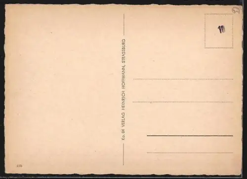 AK Kolmar, Rathaus mit 