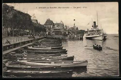 AK Evians-les-Bains, Le Port