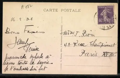 AK Evians-les-Bains, L`Hermitage et le Parc