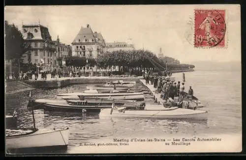 AK Evians-les-Bains, Les Canots Automobiles