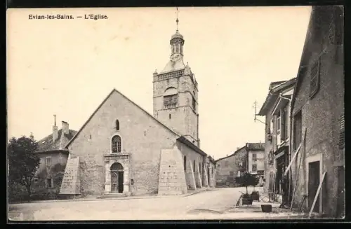 AK Évian-les-Bains, L`Eglise