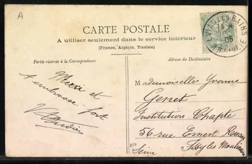 AK Évian-les-Bains, Parc du Splendide Hôtel