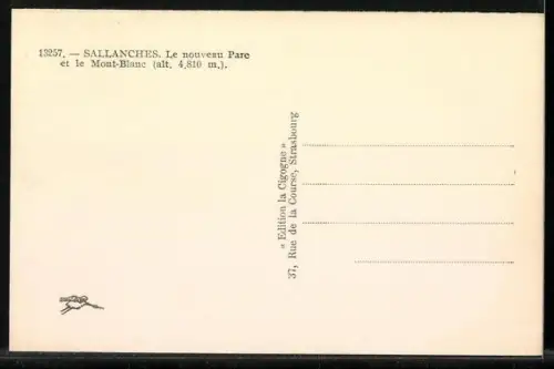 AK Sallanches, Le nouveau Parc et le Mont-Blanc