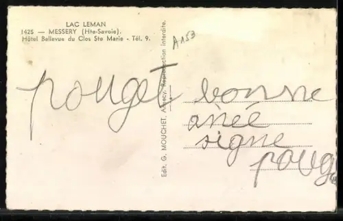 AK Messery, Hôtel Bellevue du Clos Ste Marie