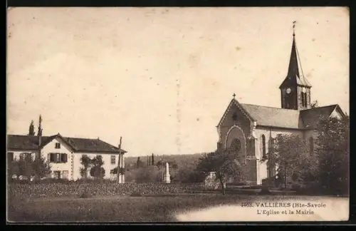 AK Vallières, L`Eglise et la Mairie