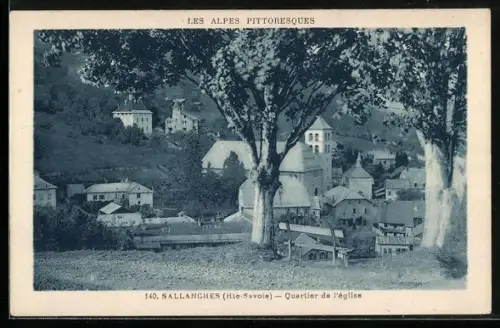 AK Sallanches, Quartier de l`église