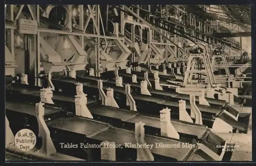 AK Kimberley, Tables Pulsator House, Diamond Mine