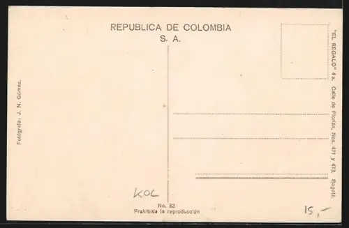 AK Bogota, Paisaje de Luna Park